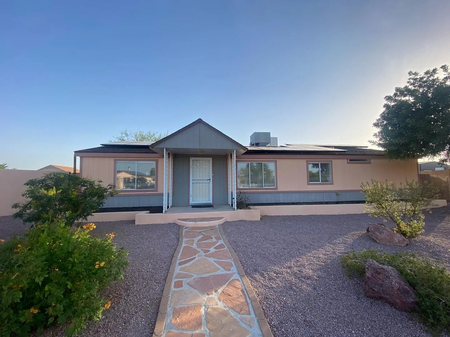 Ranch home transformation — before