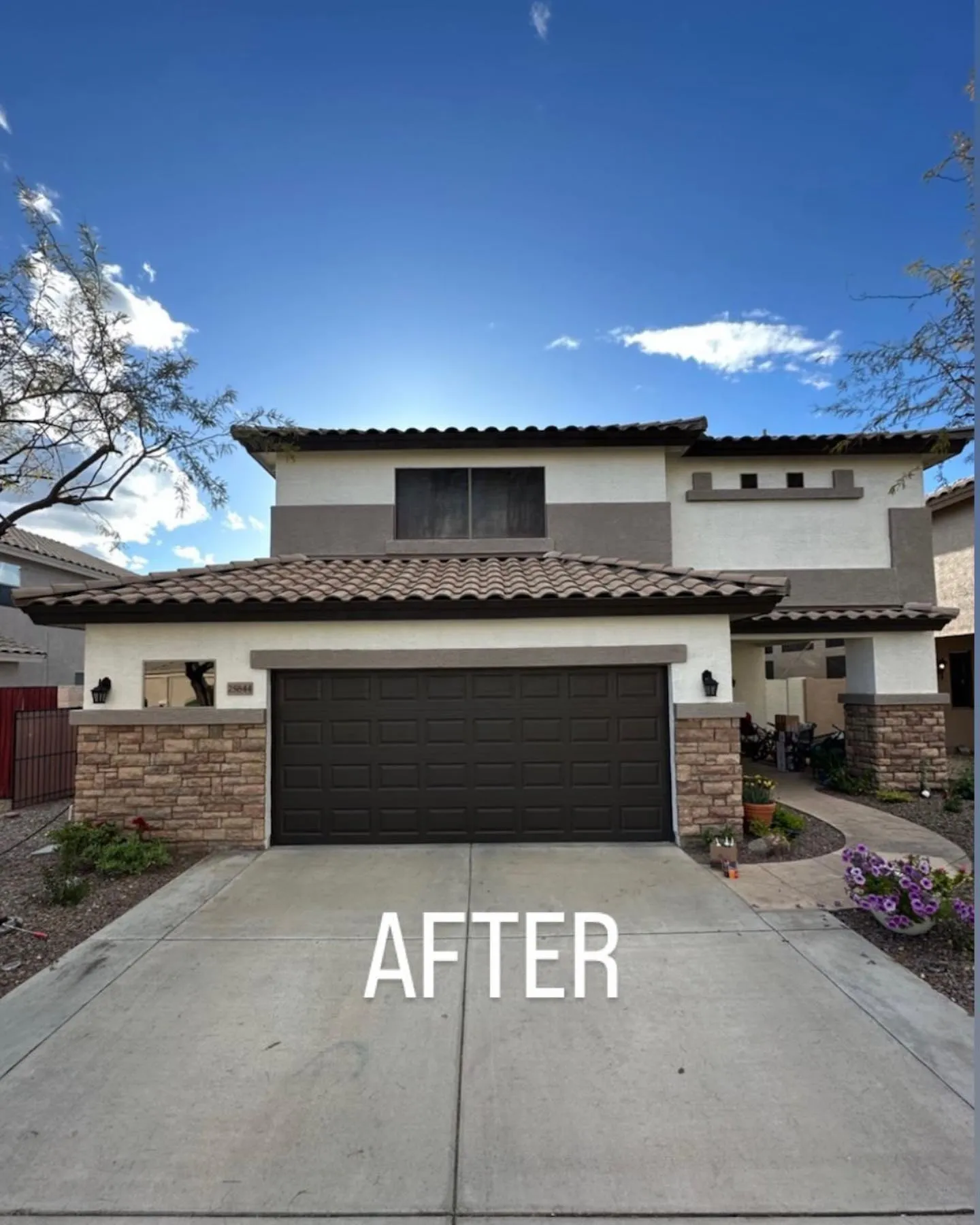 Two-story exterior refresh — after