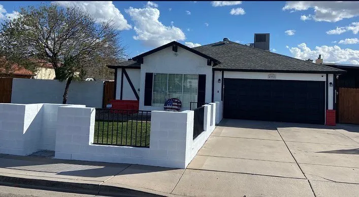 Exterior repaint with new contrast — after